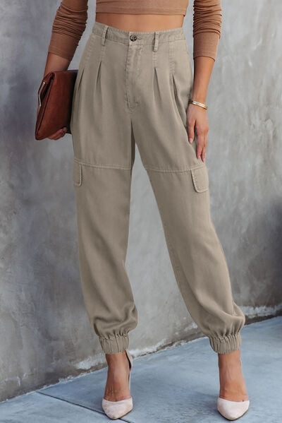 CAROLINE High Waist Cargo Pants