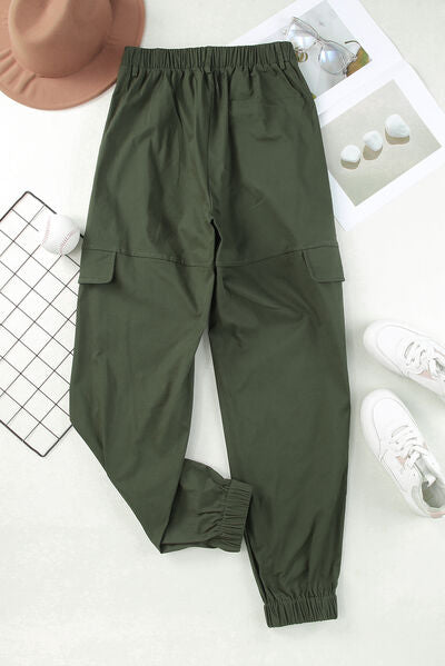 CAROLINE High Waist Cargo Pants