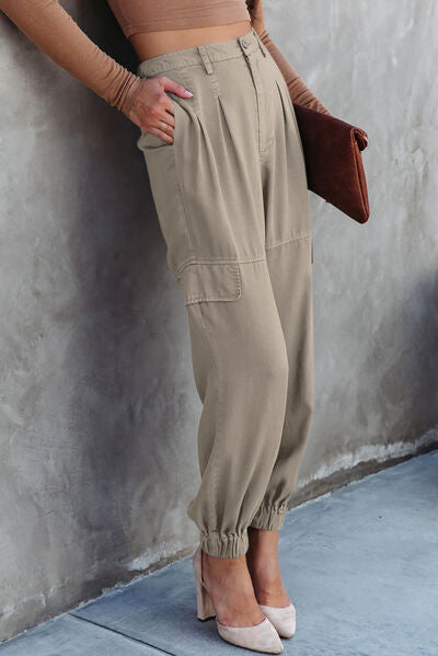 CAROLINE High Waist Cargo Pants