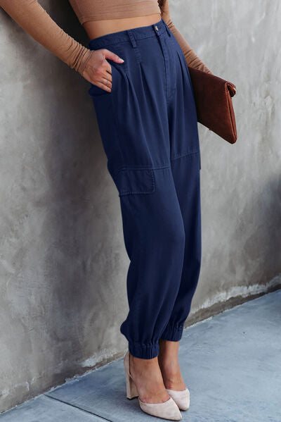 CAROLINE High Waist Cargo Pants