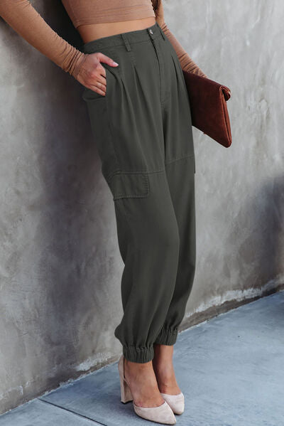 CAROLINE High Waist Cargo Pants